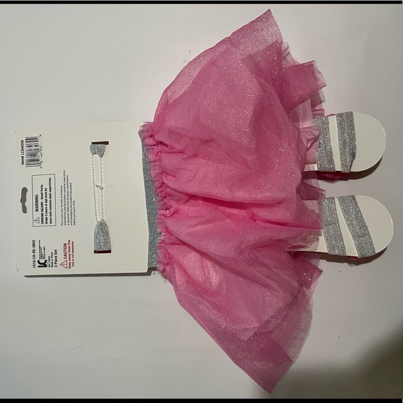 3pc Baby girl set, Tutu, Headwrap and foot wraps Size 0-6 Months - Picture 2 of 2